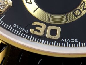 Rolex Daytona 116508 KING 1:1 Best Edition Black/YG Diamonds Dial on YG Bracelet SA4130 - Image 12