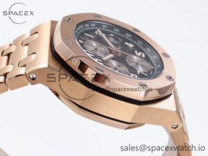 Audemars Piguet Royal Oak Offshore 42mm RG/RG Black/Num APF A3126 - Image 8