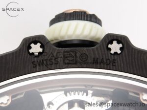 Richard Mille RM21-01 RG Tourbillon RMF Best Edition Skeleton Dial on White Rubber Strap - Image 22