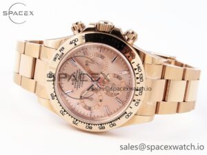 Rolex Daytona 116505 KING 1:1 Best Edition RG Crystal Dial on RG Bracelet SA4130 - Image 5