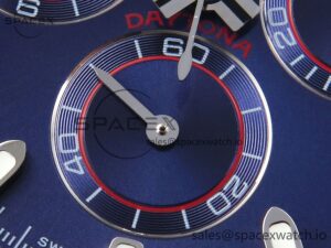 Rolex Daytona 116519 SS OMF Best Edition Blue Dial on Oysterflex Strap A7750 (Slim Movement) - Image 11