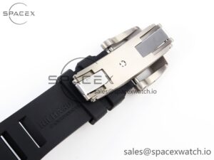 Richard Mille RM035 BLACK CARBON SONIC BEST EDITION SKELETON DIAL ON BLACK RUBBER STRAP CLONE RMUL2 - Image 28
