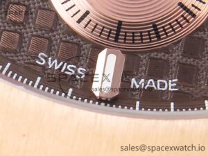 Audermars Piguet Royal Oak Chrono 26331 RG IPF 1:1 Best Edition Brown/RG Dial on RG Bracelet A7750 - Image 12