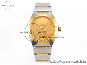 Omega Constellation 39mm SS/RG ASWF 1:1 Best Edition White Dial on SS/RG Bracelet A8800