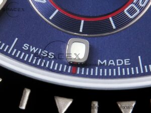 Rolex Daytona 116519 SS OMF Best Edition Blue Dial on Oysterflex Strap A7750 (Slim Movement) - Image 12