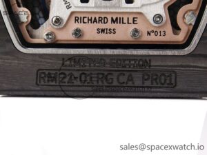 Richard Mille RM21-01 RG Tourbillon RMF Best Edition Skeleton Dial on White Rubber Strap - Image 24