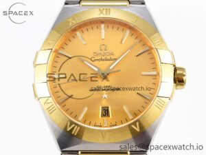 Omega Constellation 39mm SS/RG ASWF 1:1 Best Edition White Dial on SS/RG Bracelet A8800 - Image 2