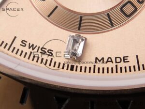Rolex Daytona 116505 RG OMF Best Edition RG Crystal Dial on RG Bracelet A7750 (Slim Movement) - Image 12