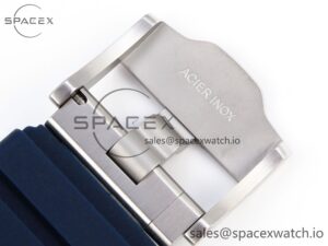 Audermars Piguet Royal Oak Offshore 44mm SS Bezel APF 1:1 Best Edition Blue/Silver Dial on Blue Rubber Strap A4401 - Image 28