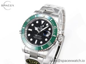 Rolex Submariner 41mm 126610 LV Kermit 904L Steel Clean 1:1 Best Edition VR3235 - Image 4