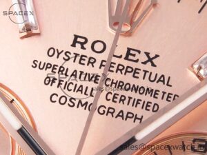 Rolex Daytona 116505 KING 1:1 Best Edition RG Crystal Dial on RG Bracelet SA4130 - Image 9