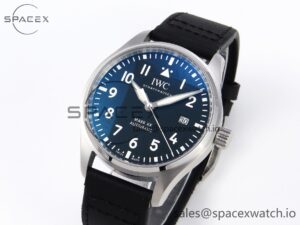 Iwc Pilot Mark XX IW328201 ZF 1:1 Best Edition Black Dial on Black Leather Strap A32111 - Image 4