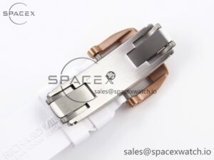 Richard Mille RM21-01 RG Tourbillon RMF Best Edition Skeleton Dial on White Rubber Strap - Image 27