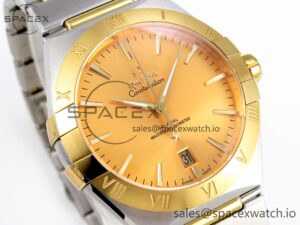 Omega Constellation 39mm SS/RG ASWF 1:1 Best Edition White Dial on SS/RG Bracelet A8800 - Image 3