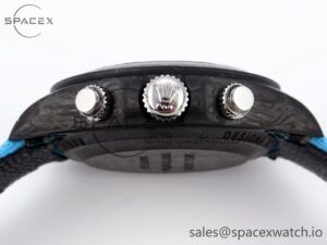 Rolex Daytona DIW Carbon Case and Bezel DIWF Edition White/Blue Dial on Blue Nylon Strap A7750 - Image 14