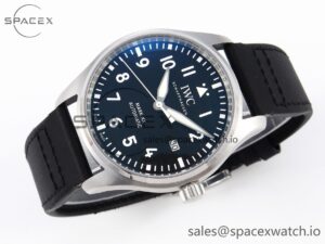 Iwc Pilot Mark XX IW328201 ZF 1:1 Best Edition Black Dial on Black Leather Strap A32111 - Image 6