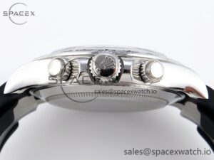 Rolex Daytona 116509 Clean 1:1 Best Edition 904L SS Case Garnet Dial on Oysterflex Rubber Strap A4130 - Image 10