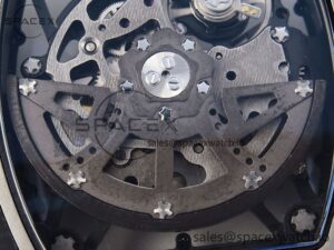 Richard Mille RM035 BLACK CARBON SONIC BEST EDITION SKELETON DIAL ON RED RUBBER STRAP CLONE RMUL2 - Image 20