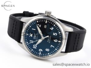 Iwc Pilot Mark XX IW328201 ZF 1:1 Best Edition Black Dial on Black Leather Strap A32111 - Image 5