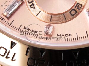 Rolex Daytona 116505 KING 1:1 Best Edition RG Crystal Dial on RG Bracelet SA4130 - Image 12