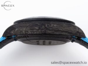 Rolex Daytona DIW Carbon Case and Bezel DIWF Edition White/Blue Dial on Blue Nylon Strap A7750 - Image 13
