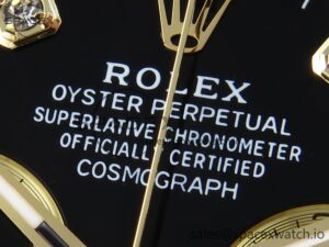 Rolex Daytona 116518 APSF 1:1 Best Edition Black Diamonds Dial on Oysterflex Rubber Strap SH4130 - Image 9