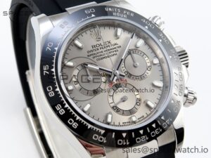 Rolex Daytona 116519 SS OMF Best Edition Gray Dial on Oysterflex Strap A7750 (Slim Movement) - Image 3