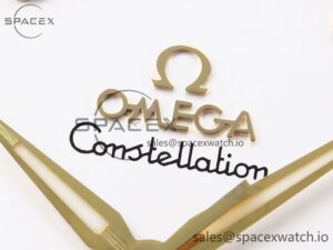 Omega Constellation 39mm YG Diamonds Bezel ASWF 1:1 Best Edition White Diamonds Dial on YG Bracelet A8801 - Image 9