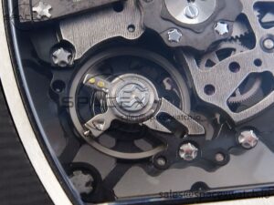 Richard Mille RM035 BLACK CARBON SONIC BEST EDITION SKELETON DIAL ON RED RUBBER STRAP CLONE RMUL2 - Image 19
