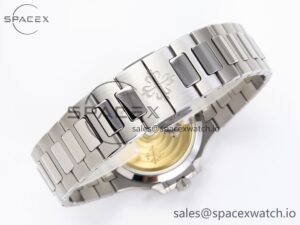 PATEK PHILIPPE NAUTILUS 7118 LADIES SS PPF 1:1 BEST EDITION WHITE DIAL DIAMONDS BEZEL ON SS BRACELET 324CS - Image 13