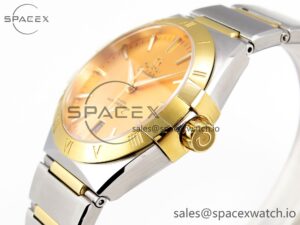 Omega Constellation 39mm SS/RG ASWF 1:1 Best Edition White Dial on SS/RG Bracelet A8800 - Image 7