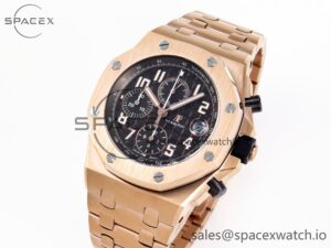Audemars Piguet Royal Oak Offshore 42mm RG/RG Black/Num APF A3126 - Image 4