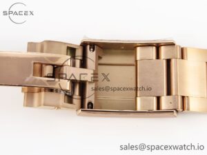 Rolex Daytona 116505 Clean 1:1 Best Edition Silver Dial RG Markers on RG Bracelet SA4130 V2 - Image 33