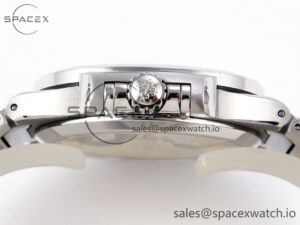 PATEK PHILIPPE NAUTILUS 7118 LADIES SS PPF 1:1 BEST EDITION BROWN DIAL DIAMONDS BEZEL ON SS BRACELET 324CS - Image 12