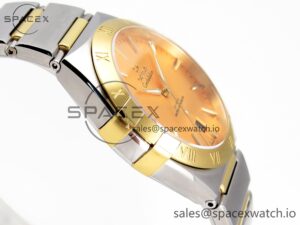 Omega Constellation 39mm SS/RG ASWF 1:1 Best Edition White Dial on SS/RG Bracelet A8800 - Image 8