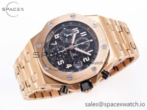 Audemars Piguet Royal Oak Offshore 42mm RG/RG Black/Num APF A3126 - Image 6