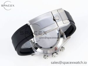 Rolex Daytona 116509 Clean 1:1 Best Edition 904L SS Case Garnet Dial on Oysterflex Rubber Strap A4130 - Image 11