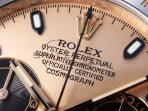 Rolex Daytona 116515 Clean 1:1 Best Edition RG Dial Black Markers on Oysterflex Strap SA4130 V2 - Image 9
