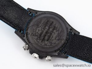 Rolex Daytona DIW Carbon Case and Bezel DIWF Edition White/Blue Dial on Blue Nylon Strap A7750 - Image 16