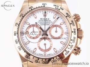 Rolex Daytona 116505 KING 1:1 Best Edition Black/RG Dial on RG Bracelet SA4130 - Image 2