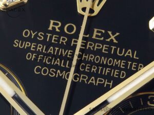 Rolex Daytona 116508 KING 1:1 Best Edition Black Diamonds Dial on YG Bracelet SA4130 - Image 9
