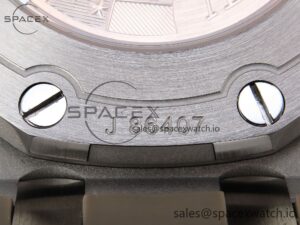 AUDEMARS PIGUET ROYAL OAK OFFSHORE 42MM SS APF 1:1 BEST EDITION BROWN DIAL CERAMIC BEZEL ON GRAY RUBBER STRAP A3126 - Image 23