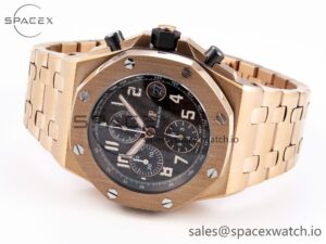 Audemars Piguet Royal Oak Offshore 42mm RG/RG Black/Num APF A3126 - Image 5