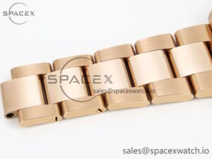 Rolex Daytona 116505 Clean 1:1 Best Edition Silver Dial RG Markers on RG Bracelet SA4130 V2 - Image 35