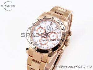 Rolex Daytona 116505 KING 1:1 Best Edition Black/RG Dial on RG Bracelet SA4130 - Image 4