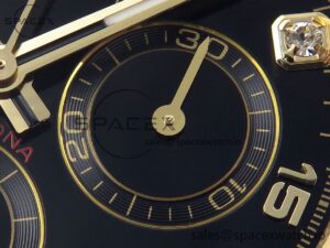 Rolex Daytona 116508 KING 1:1 Best Edition Black Diamonds Dial on YG Bracelet SA4130 - Image 10