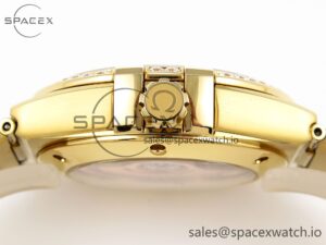 Omega Constellation 39mm YG Diamonds Bezel ASWF 1:1 Best Edition White Diamonds Dial on YG Bracelet A8801 - Image 13