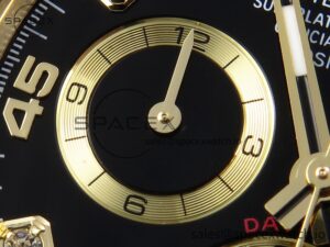 Rolex Daytona 116518 APSF 1:1 Best Edition Black Diamonds Dial on Oysterflex Rubber Strap SH4130 - Image 13