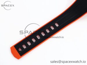 Omega SEAMASTER PLANET OCEAN 6000M ULTRA DEEP 45.5MM SS TF 1:1 BEST EDITION GRAY DIAL ORANGE BEZEL ON RUBBER STRAP A2824 - Image 24