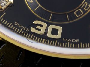 Rolex Daytona 116508 KING 1:1 Best Edition Black Diamonds Dial on YG Bracelet SA4130 - Image 12